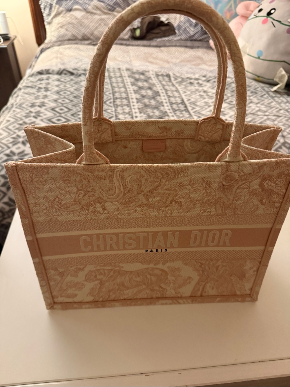 Women’s Beige Book Tote Bag